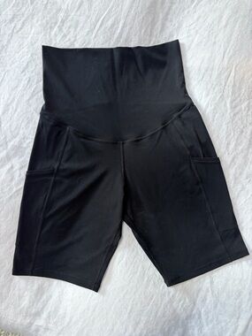 Quince Maternity Shorts